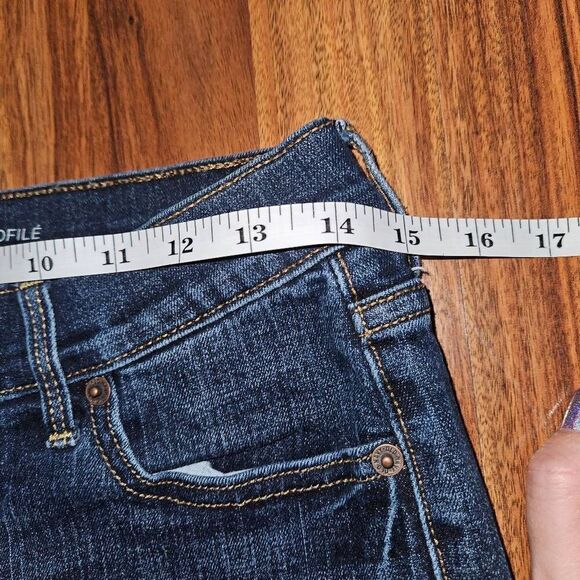 Old Navy Mid-Rise Curvy Profile Blue Denim Jeans Womens Size 6 Short - Picture 3 of 6